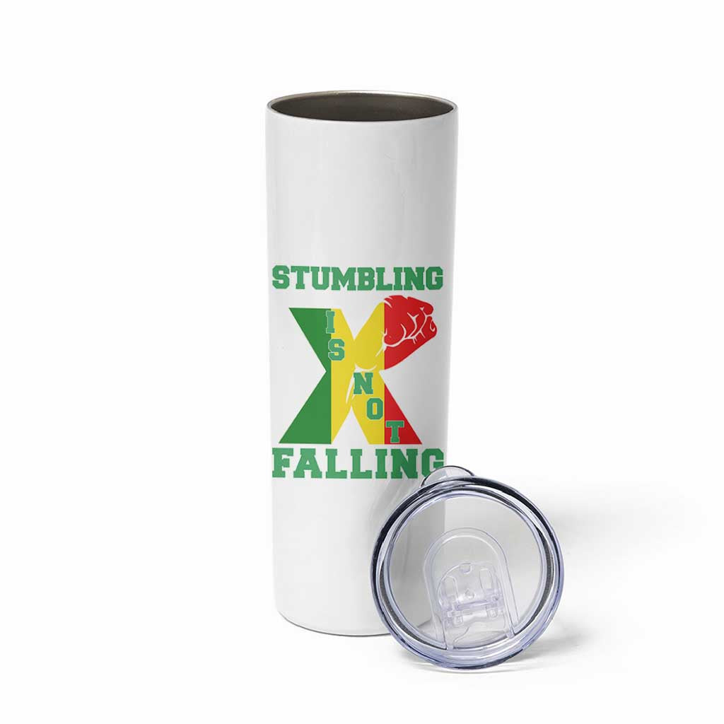 Stumbling Is Not Falling Skinny Tumbler African American Black History Month TS12