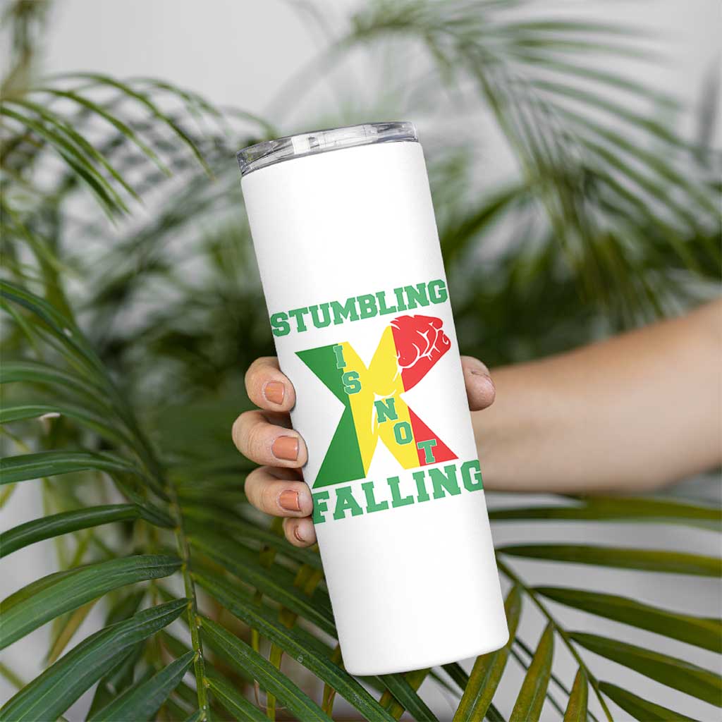 Stumbling Is Not Falling Skinny Tumbler African American Black History Month TS12