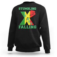 Stumbling Is Not Falling Sweatshirt African American Black History Month TS12