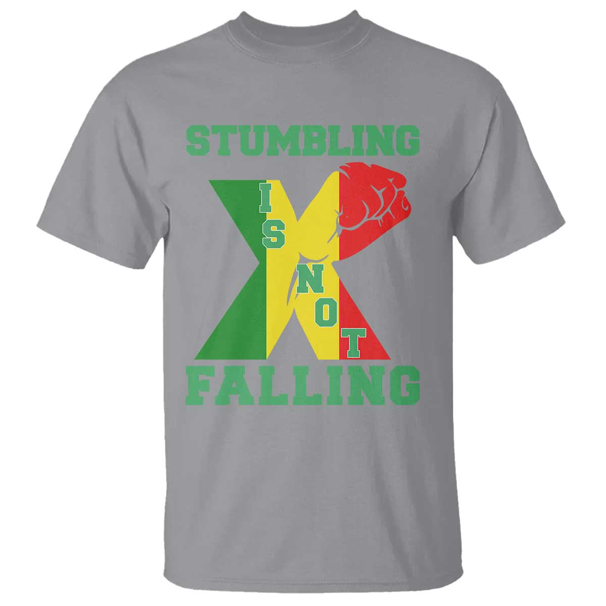 Stumbling Is Not Falling T Shirt African American Black History Month TS12
