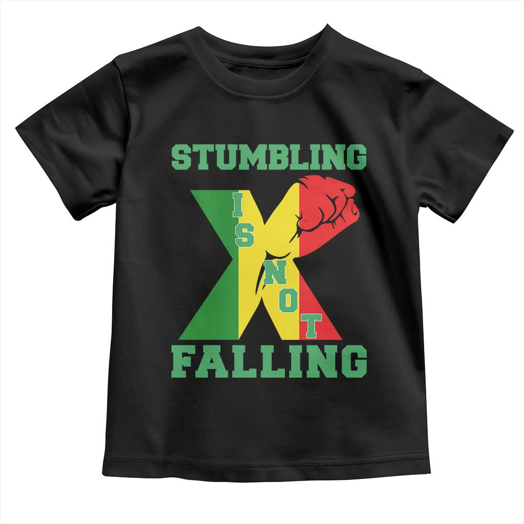 Stumbling Is Not Falling Toddler T Shirt African American Black History Month TS12