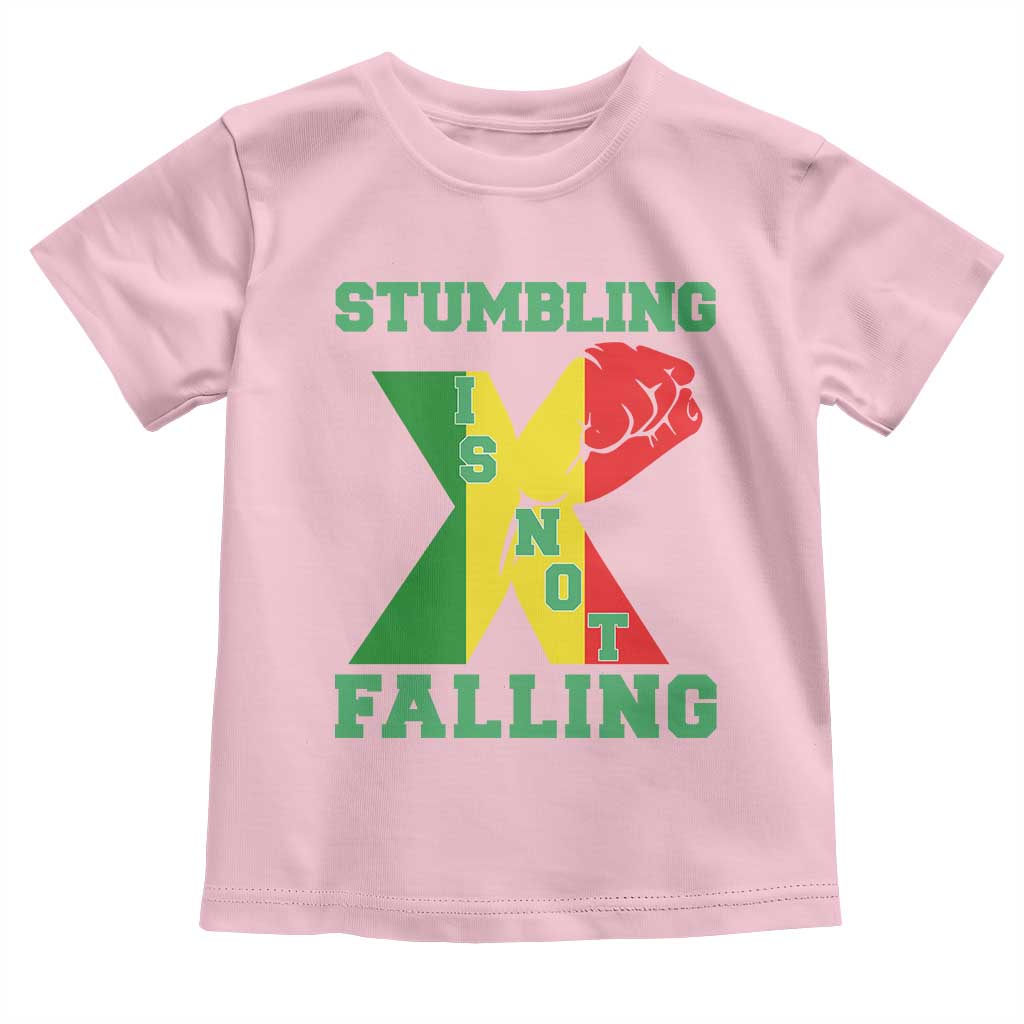 Stumbling Is Not Falling Toddler T Shirt African American Black History Month TS12