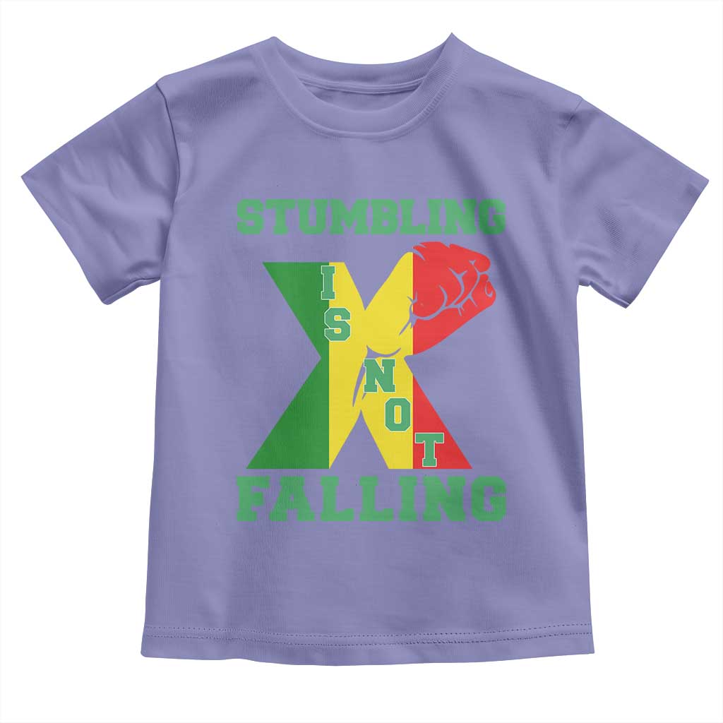 Stumbling Is Not Falling Toddler T Shirt African American Black History Month TS12