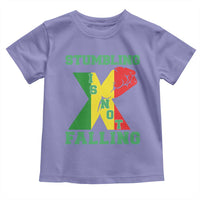 Stumbling Is Not Falling Toddler T Shirt African American Black History Month TS12