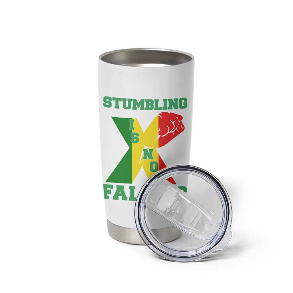 Stumbling Is Not Falling Tumbler Cup African American Black History Month TS12