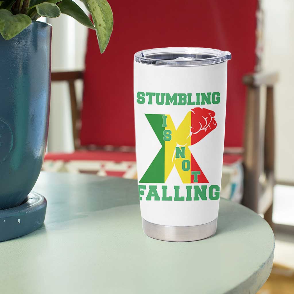 Stumbling Is Not Falling Tumbler Cup African American Black History Month TS12