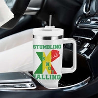 Stumbling Is Not Falling Tumbler With Handle African American Black History Month TS12