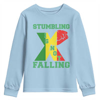 Stumbling Is Not Falling Youth Sweatshirt African American Black History Month TS12