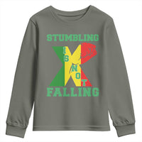 Stumbling Is Not Falling Youth Sweatshirt African American Black History Month TS12