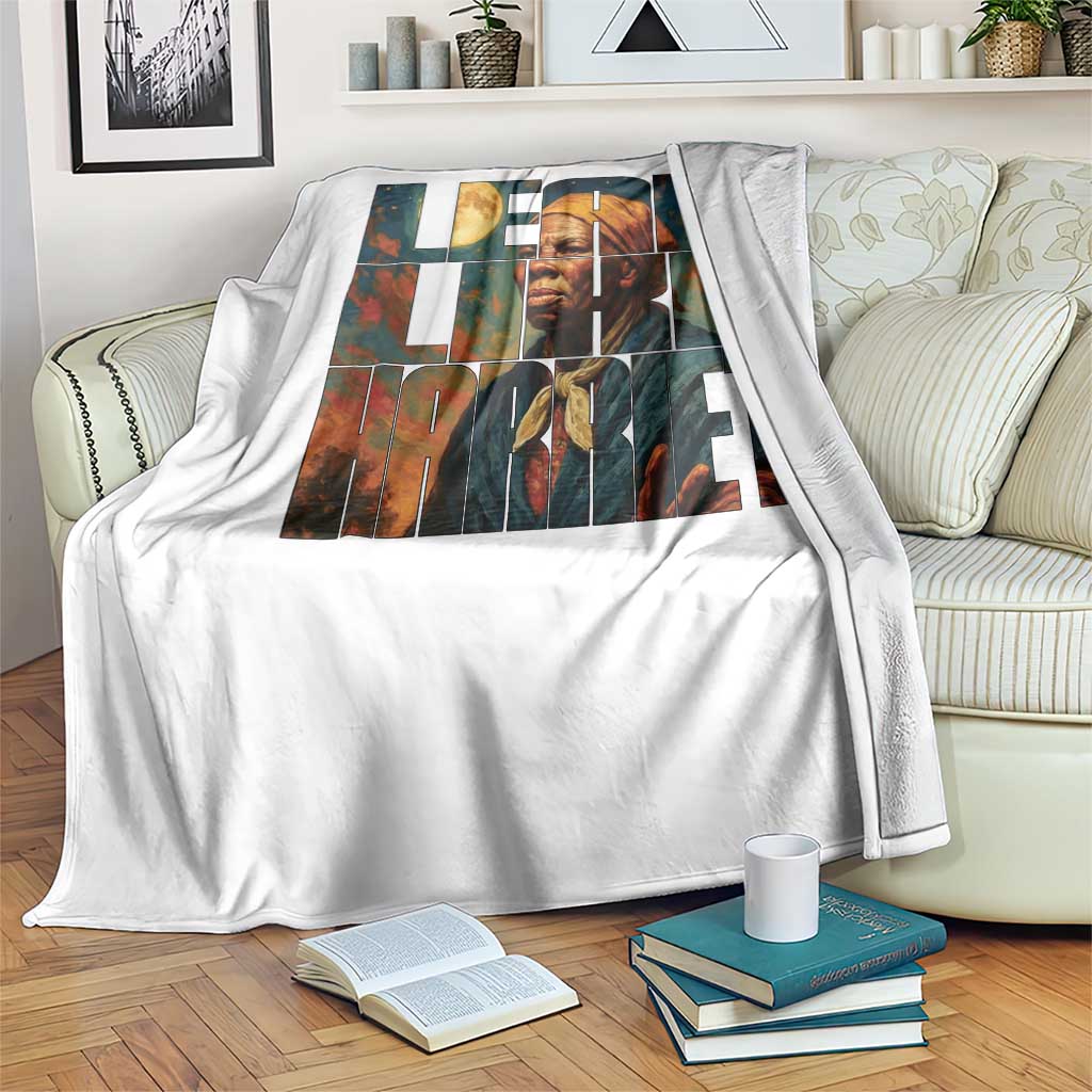 Lead Like Harriet Throw Blanket Black History Month Juneteenth Quote - Wonder Print Shop