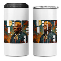 Lead Like Harriet 4 in 1 Can Cooler Tumbler Black History Month Juneteenth Quote - Wonder Print Shop