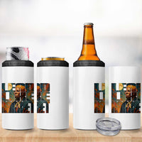 Lead Like Harriet 4 in 1 Can Cooler Tumbler Black History Month Juneteenth Quote - Wonder Print Shop