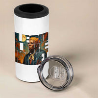 Lead Like Harriet 4 in 1 Can Cooler Tumbler Black History Month Juneteenth Quote - Wonder Print Shop