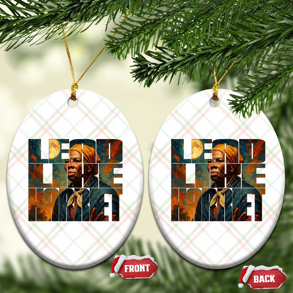Lead Like Harriet Ceramic Ornament Black History Month Juneteenth Quote - Wonder Print Shop