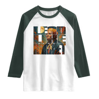 Lead Like Harriet Raglan Shirt Black History Month Juneteenth Quote - Wonder Print Shop