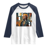 Lead Like Harriet Raglan Shirt Black History Month Juneteenth Quote - Wonder Print Shop