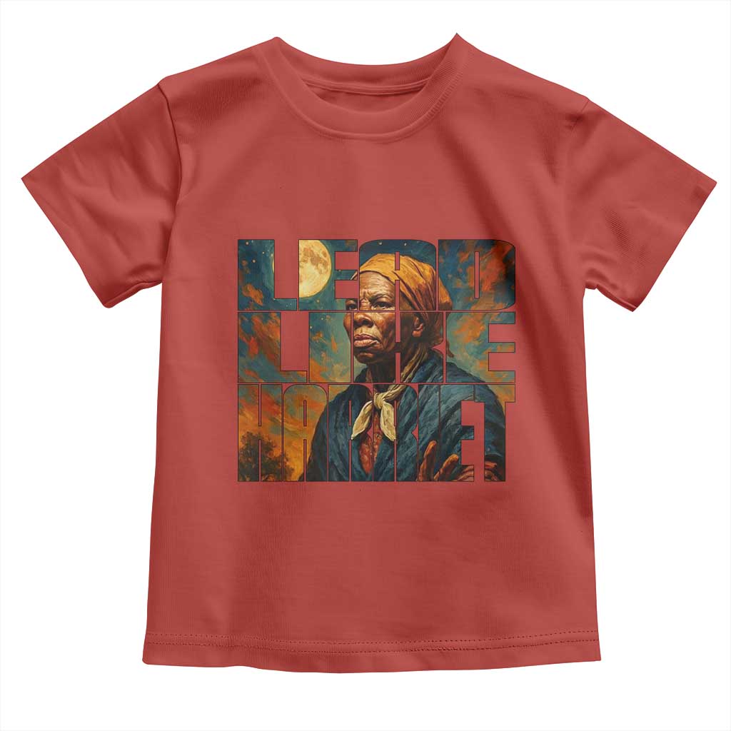 Lead Like Harriet Toddler T Shirt Black History Month Juneteenth Quote - Wonder Print Shop