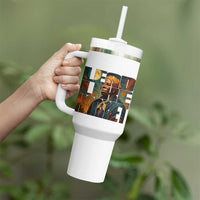 Lead Like Harriet Tumbler With Handle Black History Month Juneteenth Quote - Wonder Print Shop