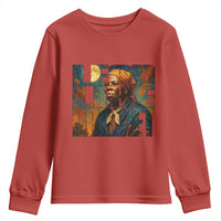Lead Like Harriet Youth Sweatshirt Black History Month Juneteenth Quote - Wonder Print Shop