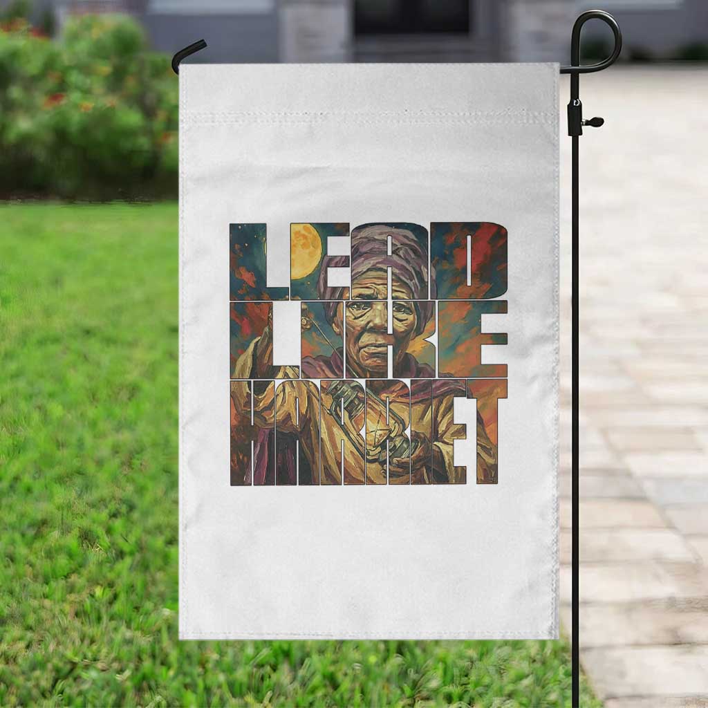 Lead Like Harriet Garden Flag Black Women Leadership Quote - Wonder Print Shop