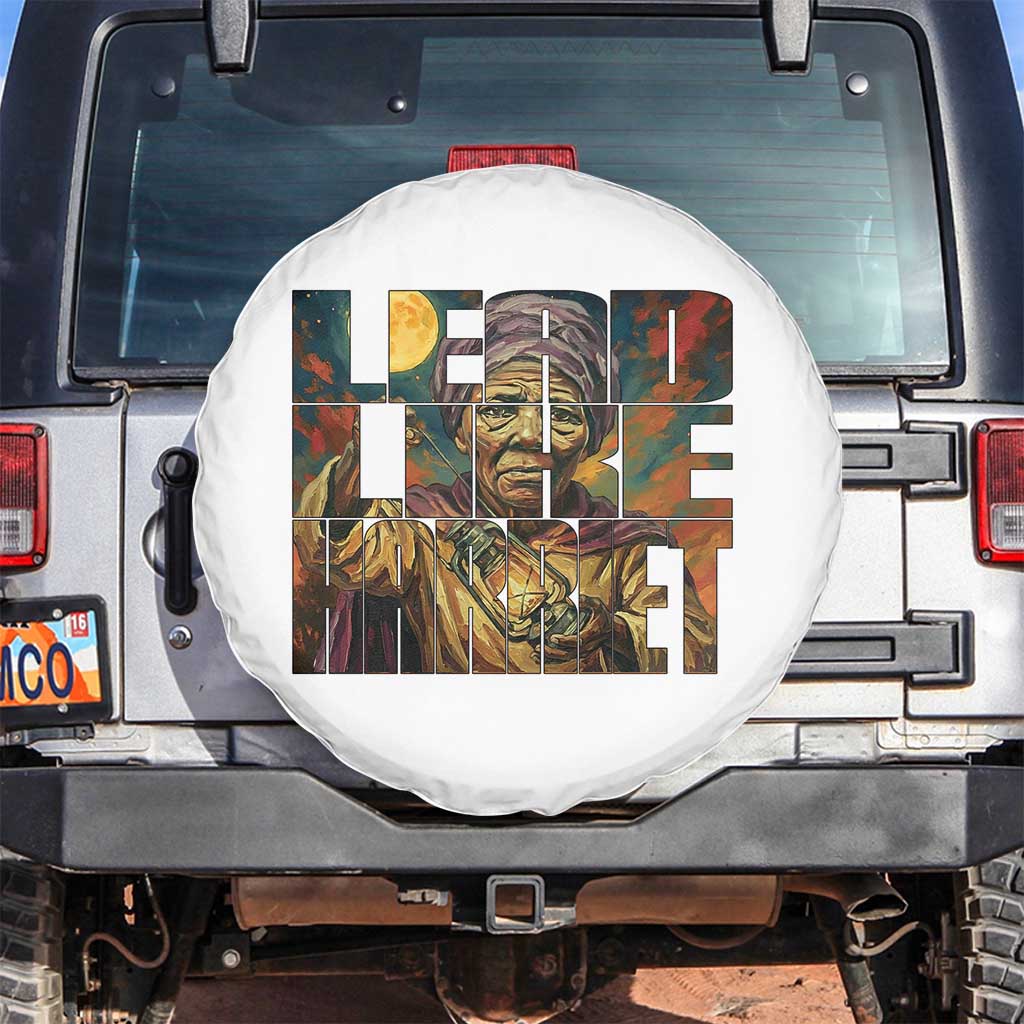 Lead Like Harriet Spare Tire Cover Black Women Leadership Quote - Wonder Print Shop