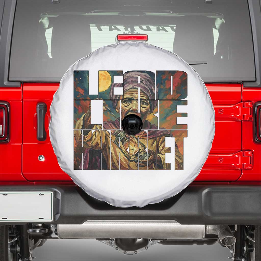 Lead Like Harriet Spare Tire Cover Black Women Leadership Quote - Wonder Print Shop
