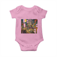 Lead Like Harriet Baby Onesie Black Women Leadership Quote - Wonder Print Shop