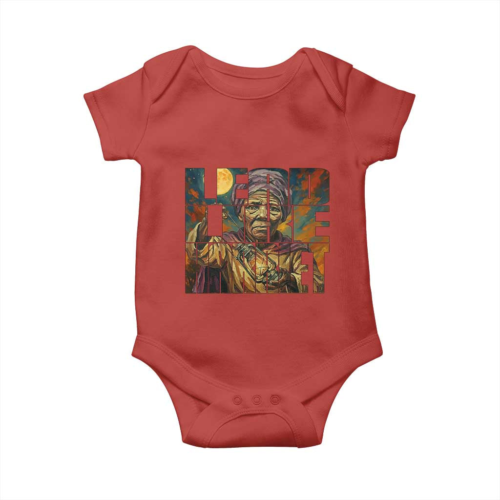 Lead Like Harriet Baby Onesie Black Women Leadership Quote - Wonder Print Shop