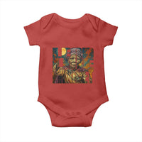 Lead Like Harriet Baby Onesie Black Women Leadership Quote - Wonder Print Shop