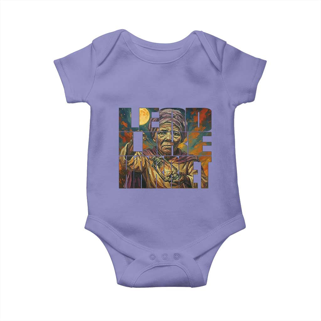 Lead Like Harriet Baby Onesie Black Women Leadership Quote - Wonder Print Shop