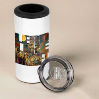 Lead Like Harriet 4 in 1 Can Cooler Tumbler Black Women Leadership Quote - Wonder Print Shop