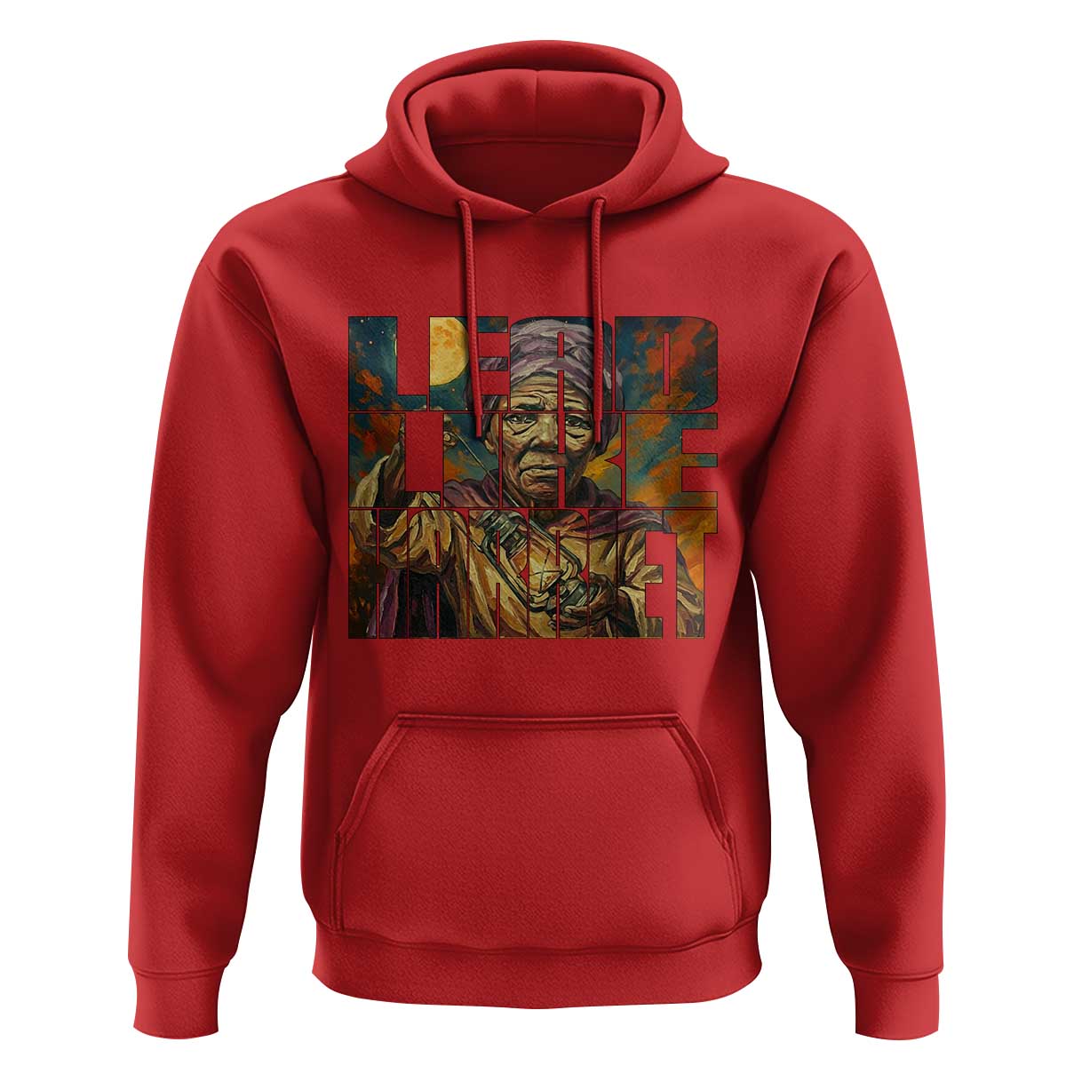Lead Like Harriet Hoodie Black Women Leadership Quote - Wonder Print Shop