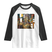 Lead Like Harriet Raglan Shirt Black Women Leadership Quote - Wonder Print Shop