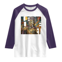 Lead Like Harriet Raglan Shirt Black Women Leadership Quote - Wonder Print Shop