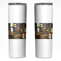 Lead Like Harriet Skinny Tumbler Black Women Leadership Quote - Wonder Print Shop