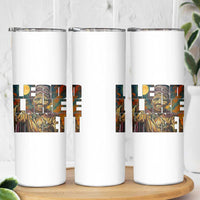 Lead Like Harriet Skinny Tumbler Black Women Leadership Quote - Wonder Print Shop