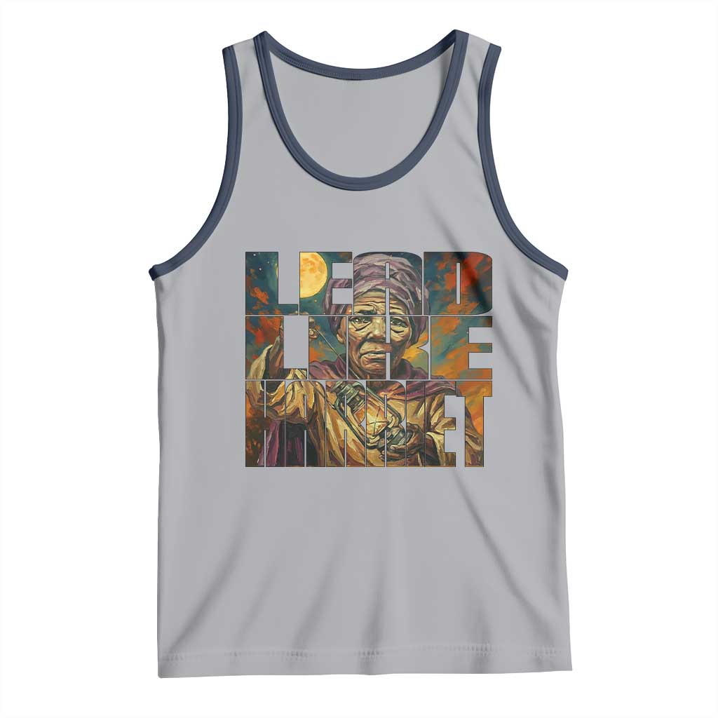 Lead Like Harriet Tank Top Black Women Leadership Quote - Wonder Print Shop