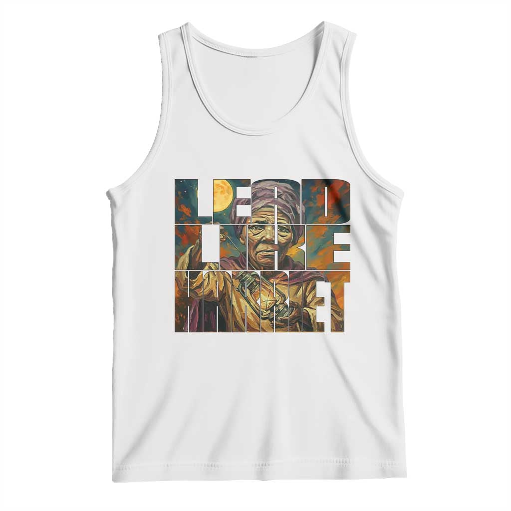 Lead Like Harriet Tank Top Black Women Leadership Quote - Wonder Print Shop