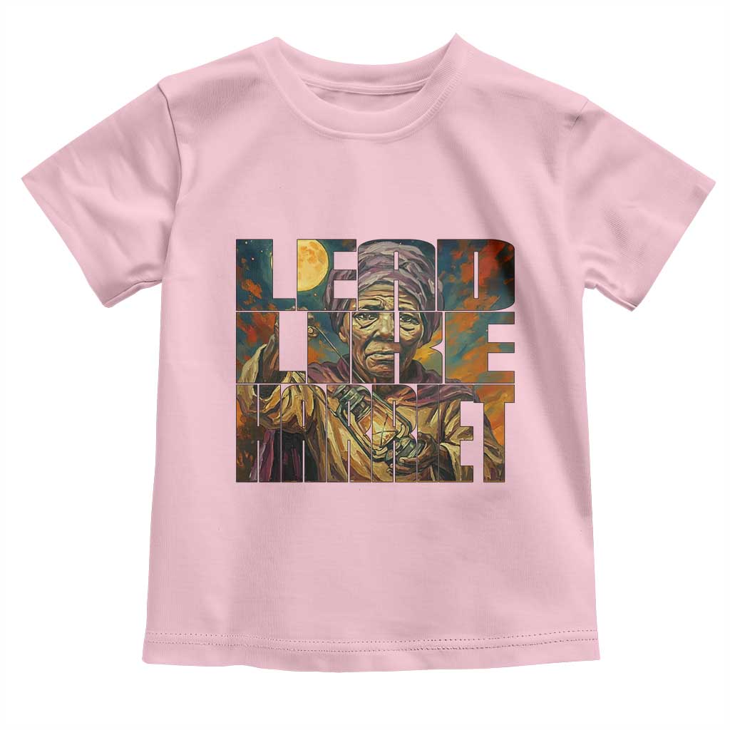 Lead Like Harriet Toddler T Shirt Black Women Leadership Quote - Wonder Print Shop