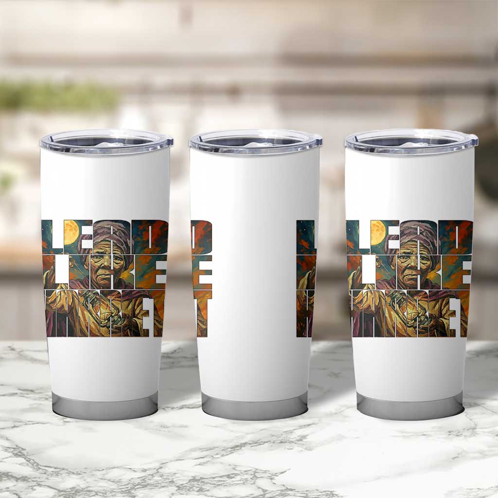 Lead Like Harriet Tumbler Cup Black Women Leadership Quote - Wonder Print Shop