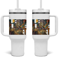 Lead Like Harriet Tumbler With Handle Black Women Leadership Quote - Wonder Print Shop