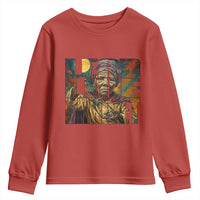 Lead Like Harriet Youth Sweatshirt Black Women Leadership Quote - Wonder Print Shop