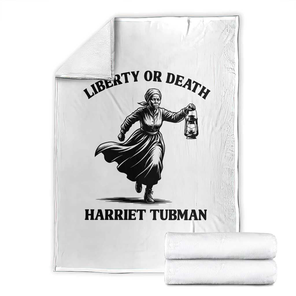 Liberty Or Death Throw Blanket Harriet Tubman Quote - Wonder Print Shop