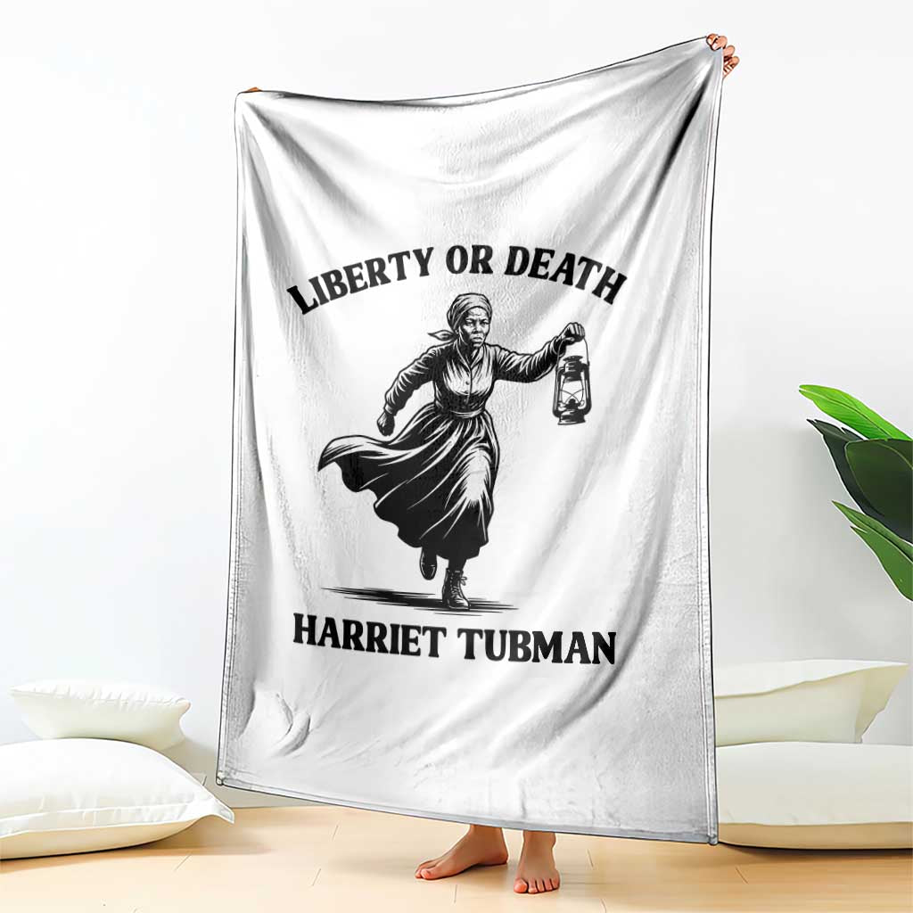 Liberty Or Death Throw Blanket Harriet Tubman Quote - Wonder Print Shop