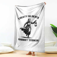 Liberty Or Death Throw Blanket Harriet Tubman Quote - Wonder Print Shop