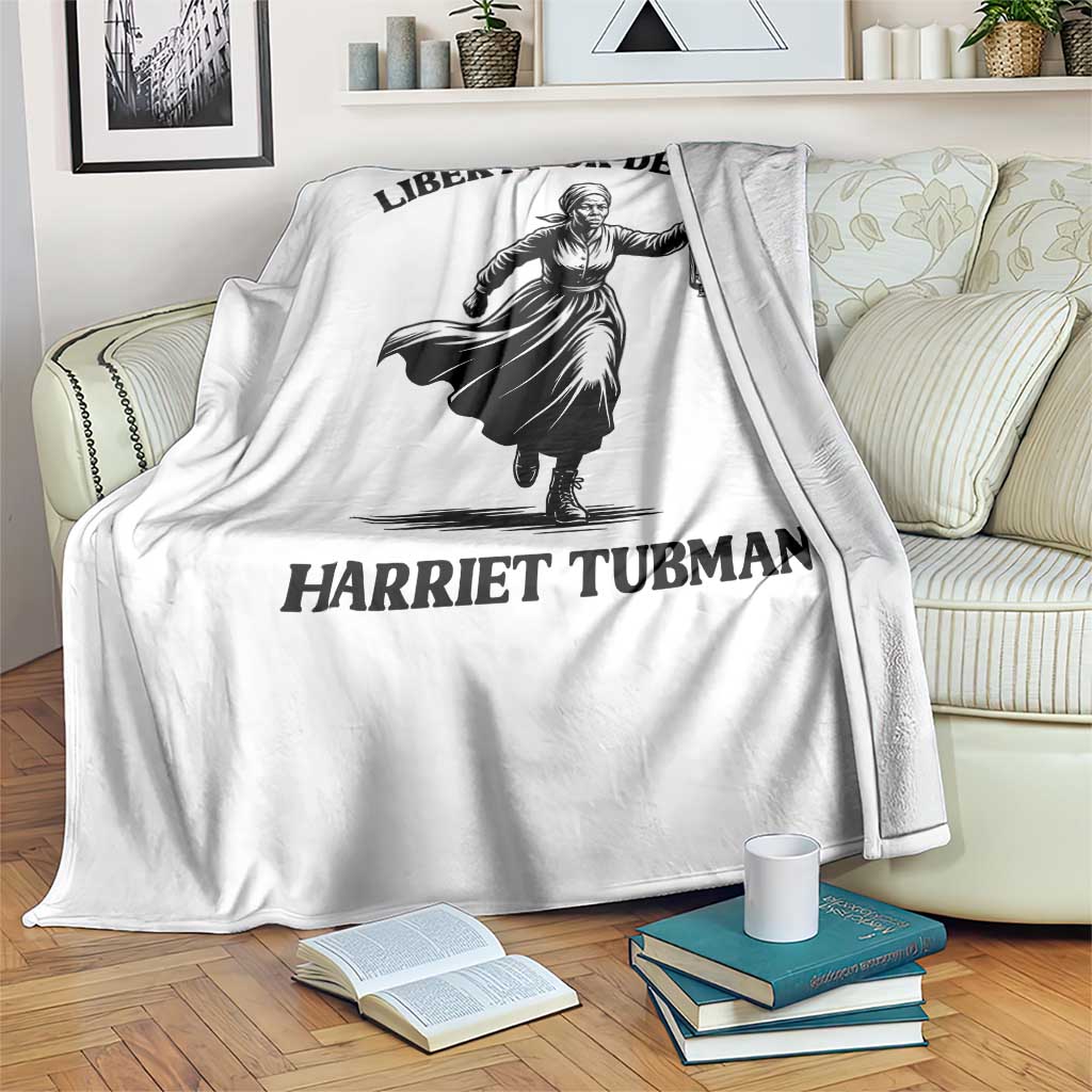 Liberty Or Death Throw Blanket Harriet Tubman Quote - Wonder Print Shop