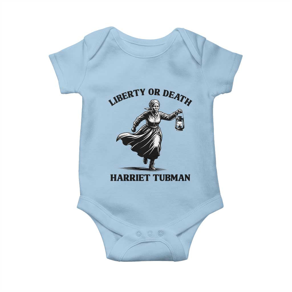Liberty Or Death Baby Onesie Harriet Tubman Quote - Wonder Print Shop