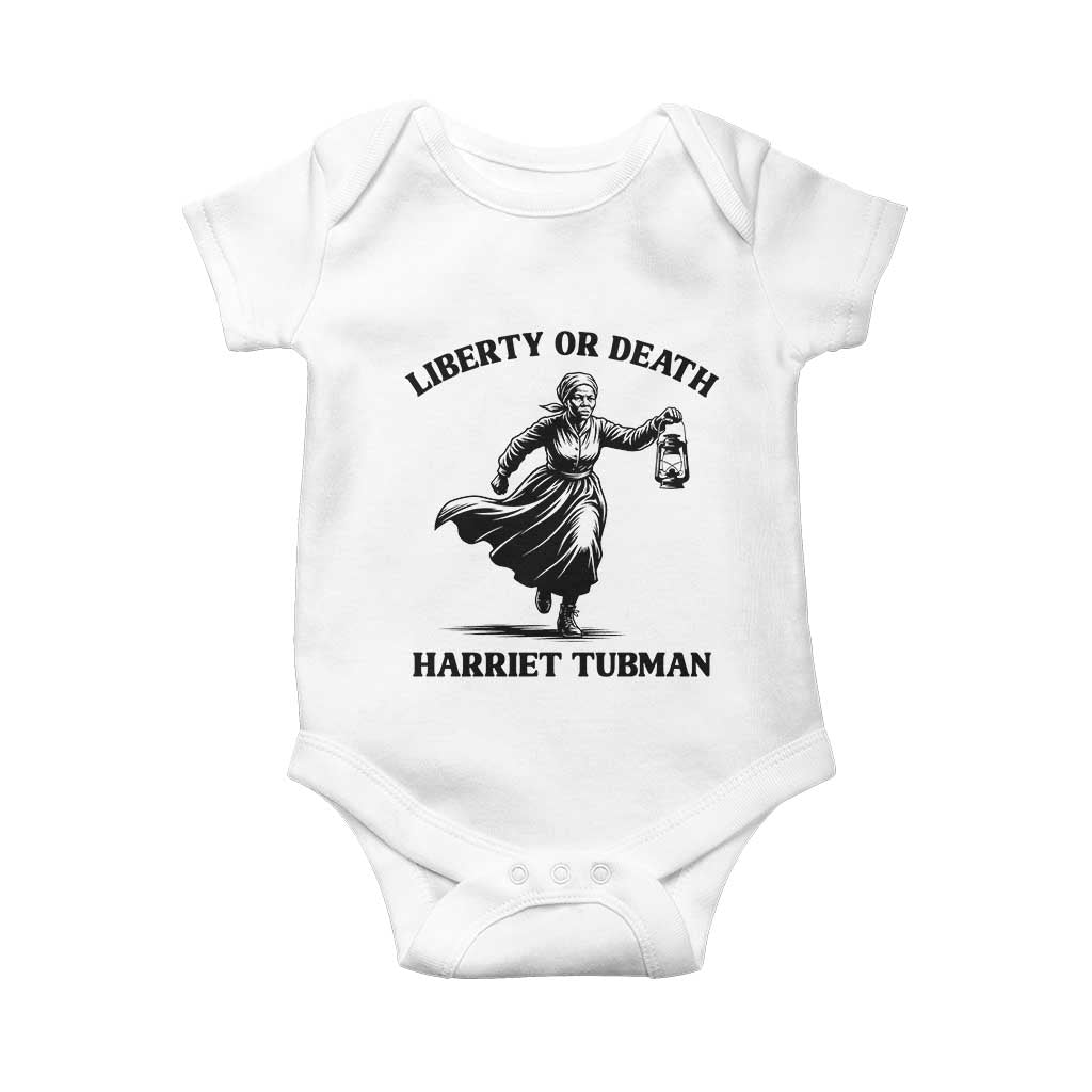 Liberty Or Death Baby Onesie Harriet Tubman Quote - Wonder Print Shop