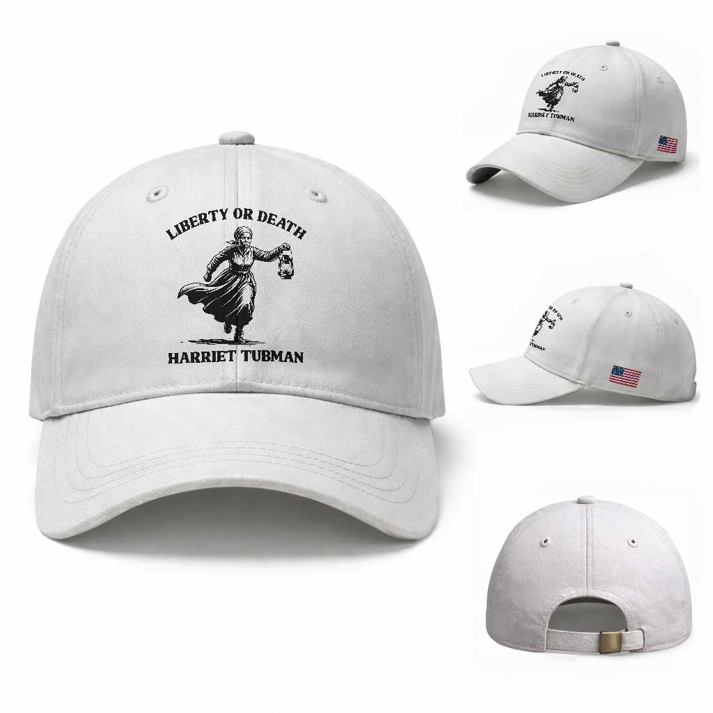 Liberty Or Death Baseball Cap Harriet Tubman Quote