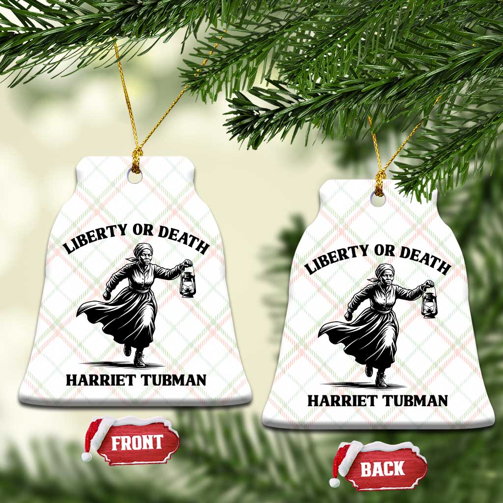 Liberty Or Death Ceramic Ornament Harriet Tubman Quote - Wonder Print Shop